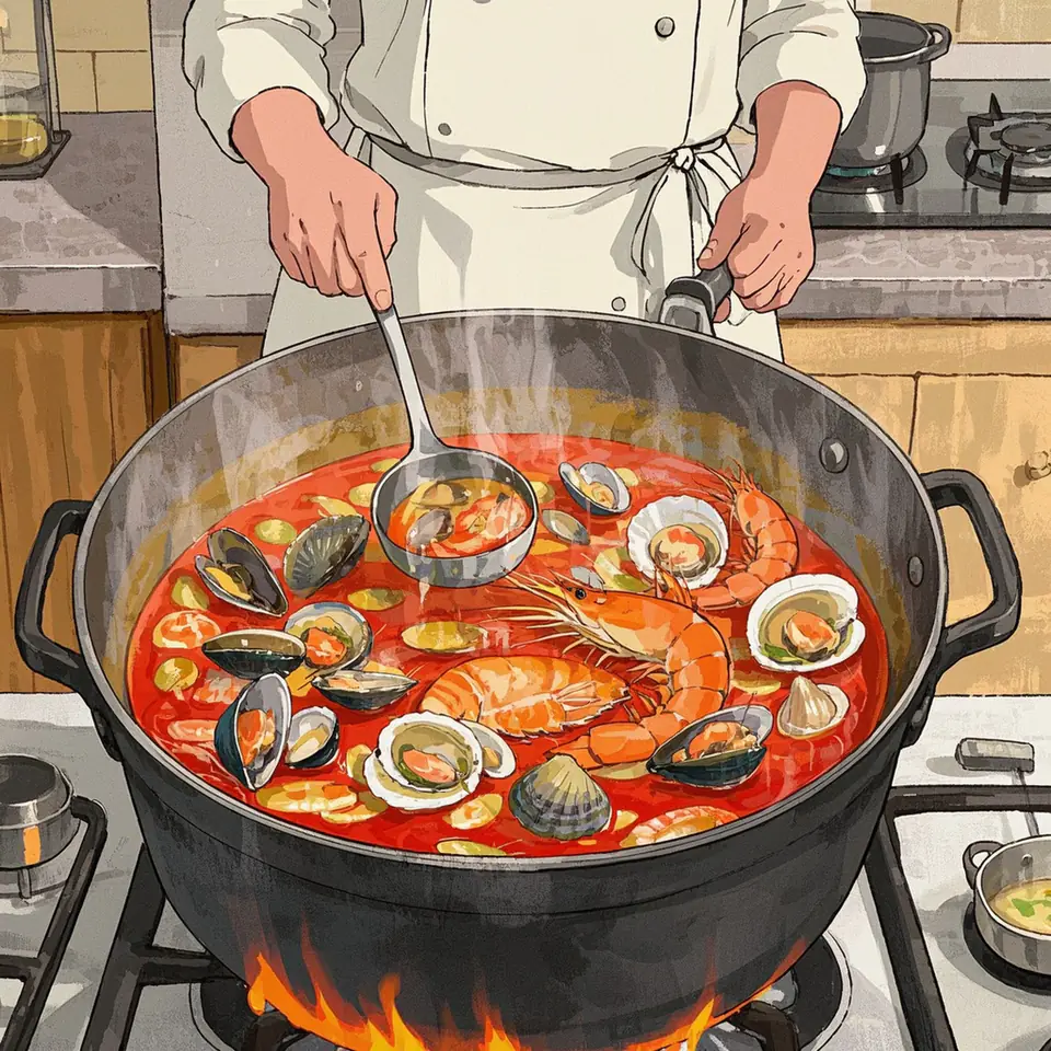 CIOPPINO cooking process