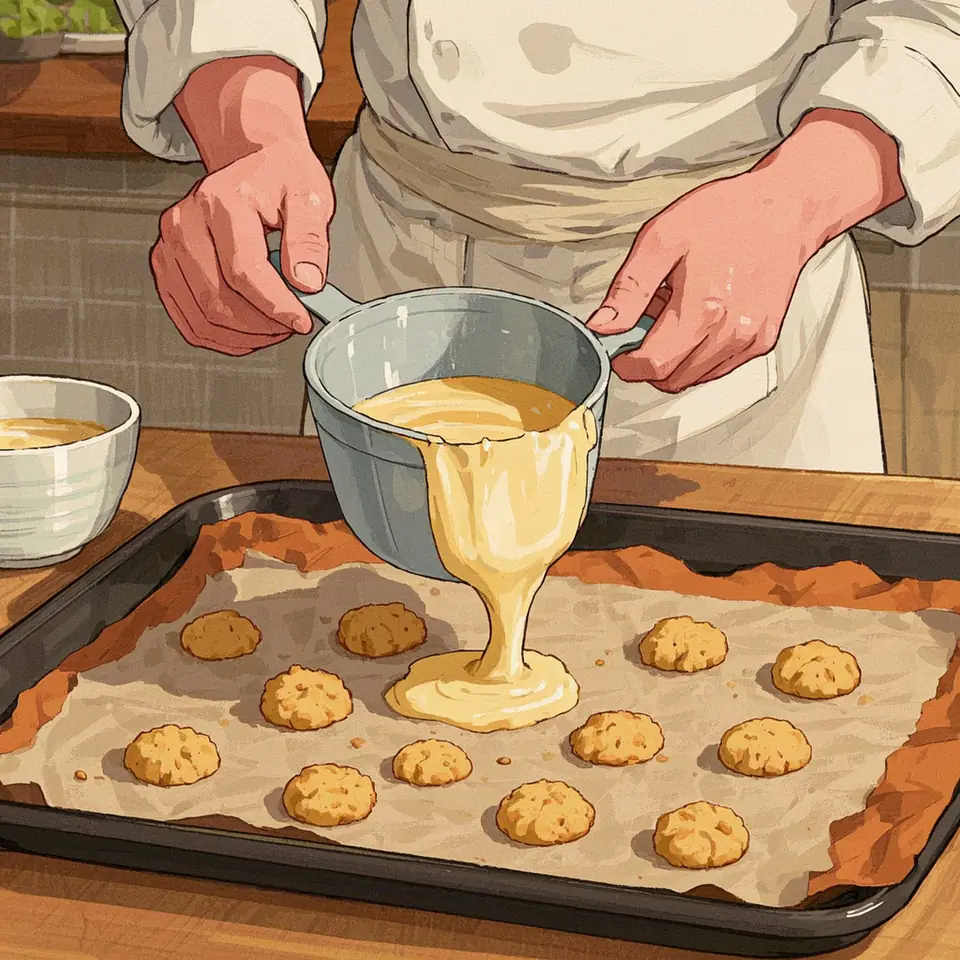 Baked Chickpea Parmesan process