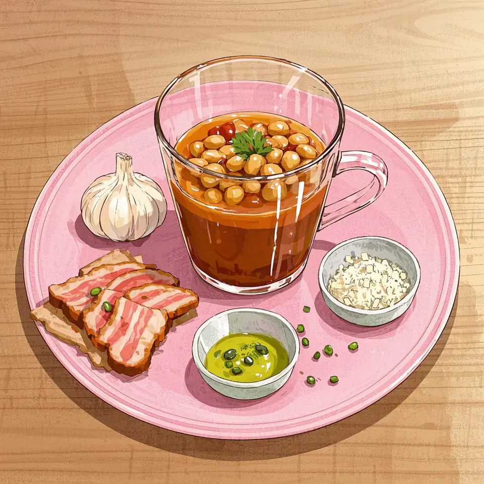 Brazilian Black Bean Puree (Tutu a Mineira) ingredient setup