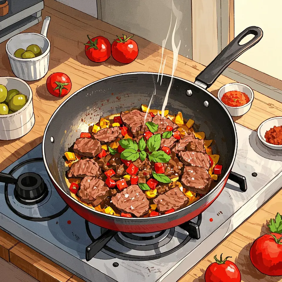 Brazilian Picadillo Recipe cooking process