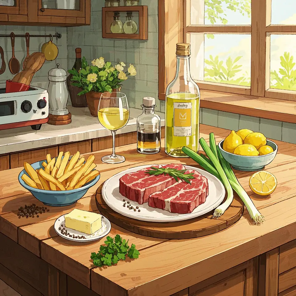 Easy Steak Frites ingredients