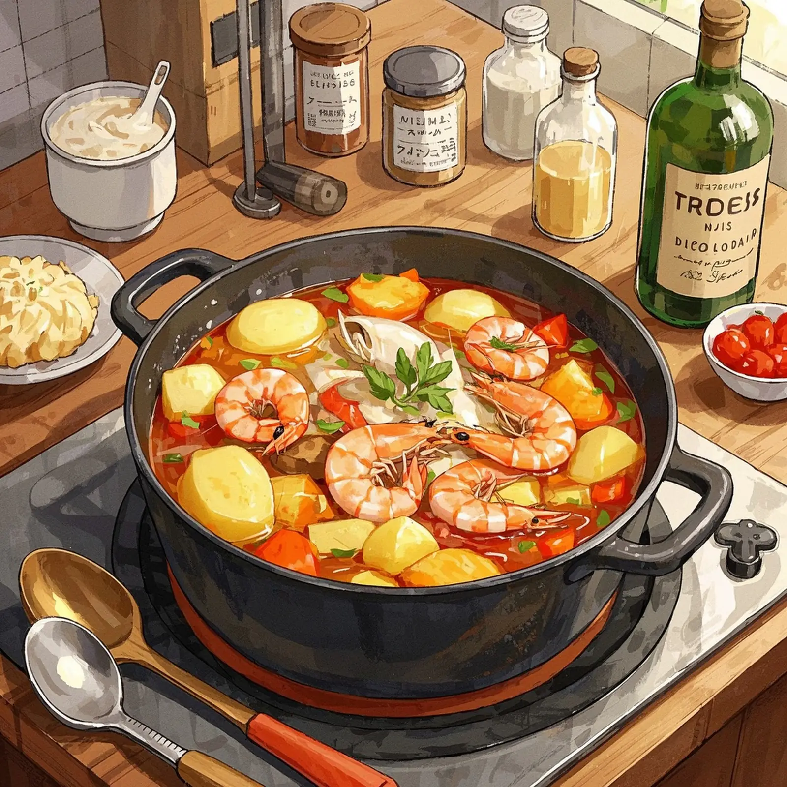 Feijoada De Choco How To Make Authentic Portuguese Cuttlefish Bean Stew cooking process