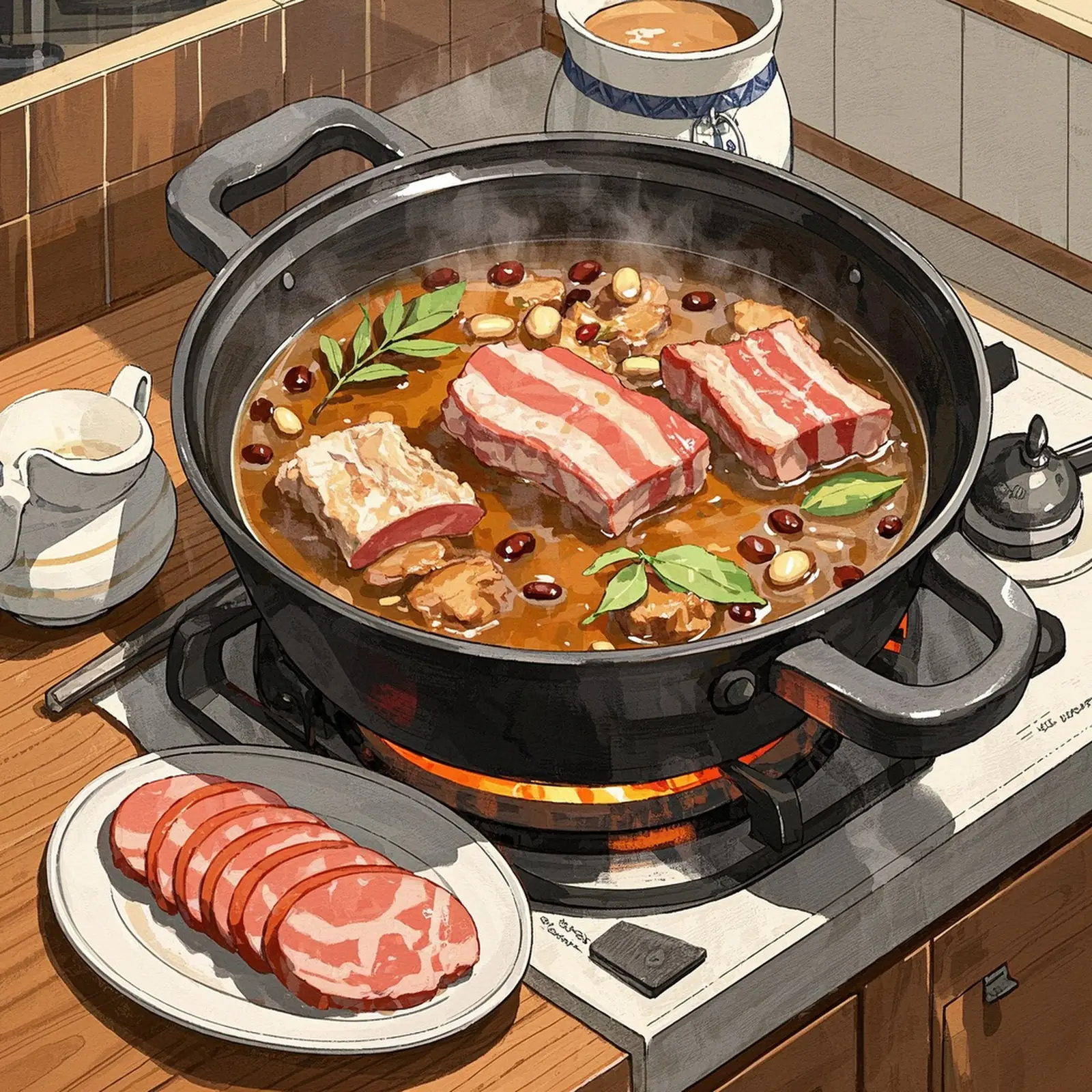 Feijoada How To Make Portuguese Meat And Bean Stew cooking process