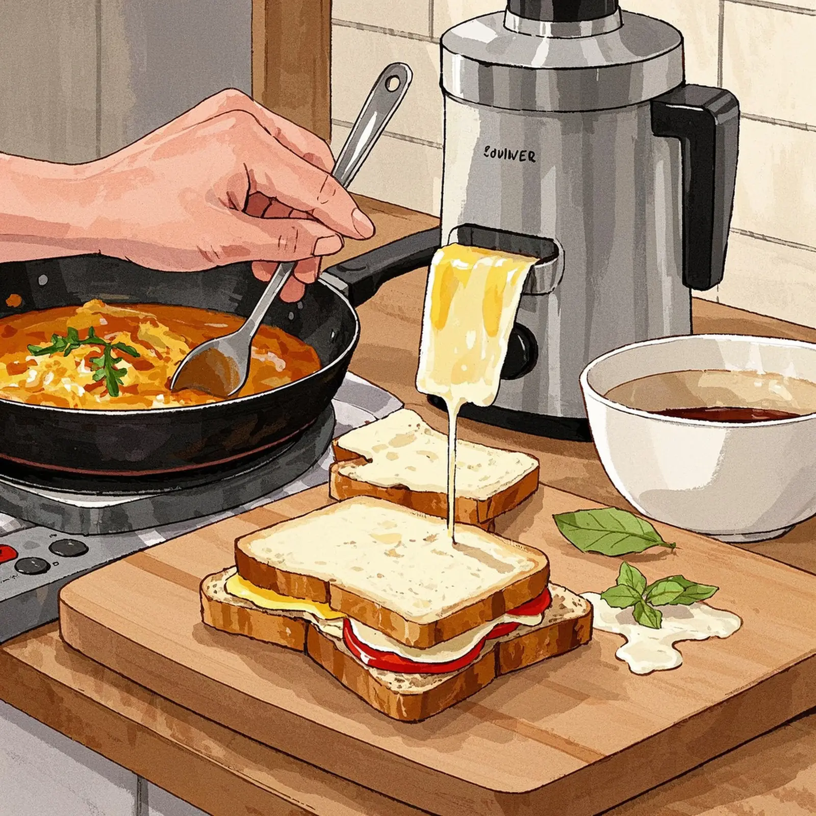 Francesinha Super Indulgent Portuguese Sandwich cooking process