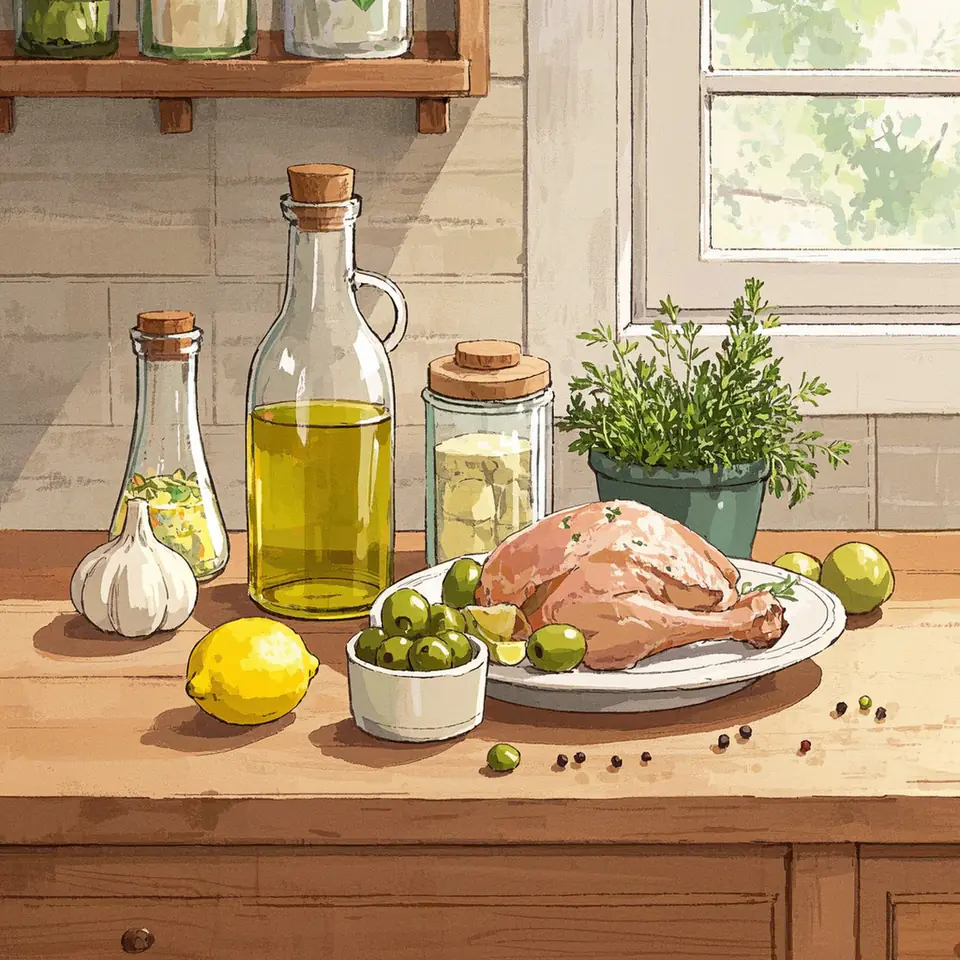 Sheet Pan Chicken and Potatoes with Feta, Lemon and Dill ingredients